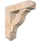 Ekena Millwork Funston Arts and Crafts Smooth Bracket w/ Offset Brace, Douglas Fir, 7 1/2"W x 28"D x 28"H BKT0806X28X28FST03SDF - alternate 1